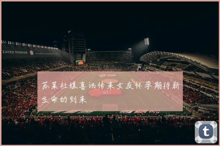 苏莱社媒喜讯传来女友怀孕期待新生命的到来